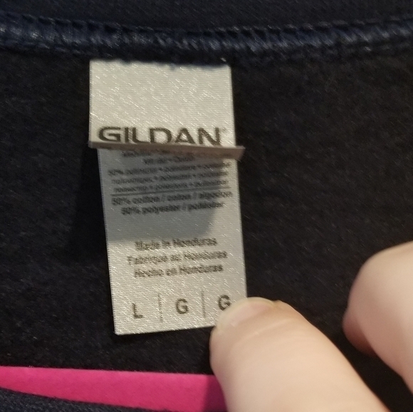 Gildan I Got Vaccinated But Fleece Lined Sweatshirt Women's Size L - Picture 3 of 3